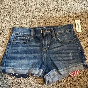 Old Navy Girls Dark Blue Jean Shorts